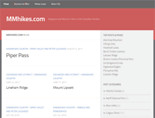 Tablet Screenshot of mmhikes.com